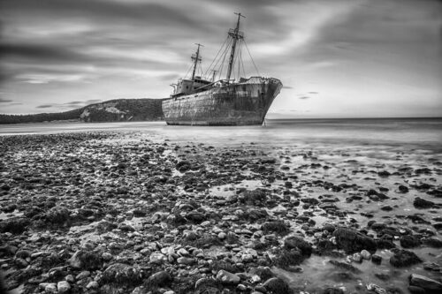 3° lugar | Concurso: Paisajes Blanco y Negro Canon EOS 5D Mark III · 24mm · f/9 · 30s · ISO 100